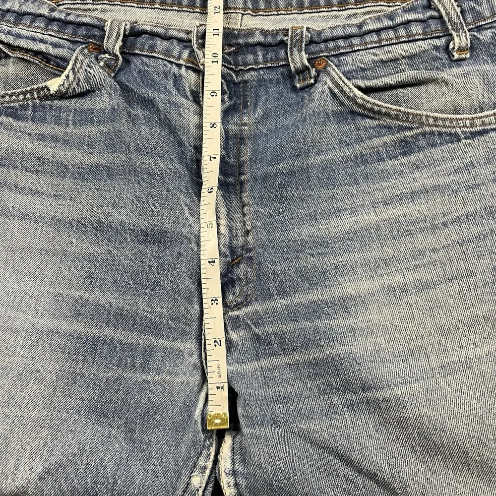 Vintage Levi's 505 Orange Tab Men's 34x33 Jeans USA Made Distressed Straight Leg